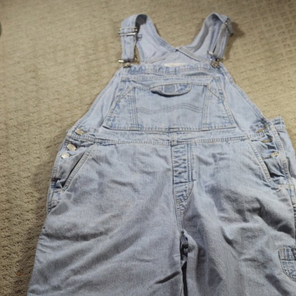 Cherokee Light Blue Denim Overalls - Picture 1 of 6